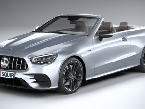 Mercedes-Benz E53 Cabrio AMG 2021 Modelo 3D