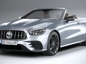 Mercedes-Benz E53 Cabrio AMG 2021 Modelo 3D