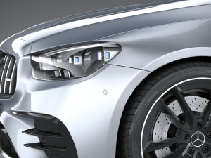 Mercedes-Benz E53 Cabrio AMG 2021 Modelo 3D