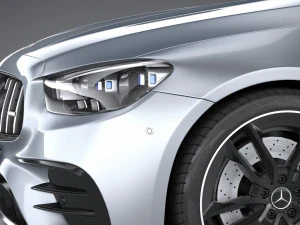 Mercedes-Benz E53 Cabrio AMG 2021 3D Model