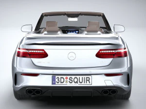Mercedes-Benz E53 Cabrio AMG 2021 3D Model