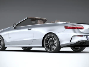 Mercedes-Benz E53 Cabrio AMG 2021 3D Model