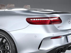 Mercedes-Benz E53 Cabrio AMG 2021 3D Model