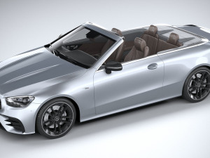 Mercedes-Benz E53 Cabrio AMG 2021 Modelo 3D