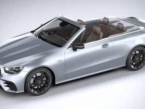 Mercedes-Benz E53 Cabrio AMG 2021 3D Model