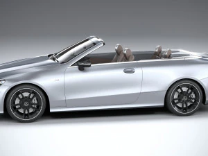 Mercedes-Benz E53 Cabrio AMG 2021 3D Model