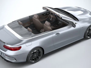 Mercedes-Benz E53 Cabrio AMG 2021 3D Model