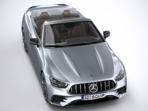 Mercedes-Benz E53 Cabrio AMG 2021 Modelo 3D