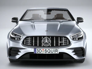 Mercedes-Benz E53 Cabrio AMG 2021 3D Model