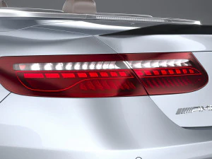 Mercedes-Benz E53 Cabrio AMG 2021 3D Model