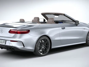 Mercedes-Benz E53 Cabrio AMG 2021 3D Model