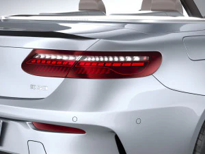 Mercedes-Benz E53 Cabrio AMG 2021 3D Model