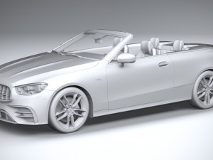 Mercedes-Benz E53 Cabrio AMG 2021 Modelo 3D