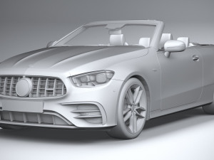 Mercedes-Benz E53 Cabrio AMG 2021 Modelo 3D