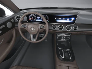 Mercedes-Benz E53 Cabrio AMG 2021 3D Model