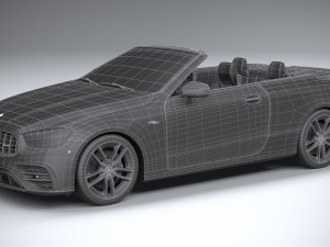 Mercedes-Benz E53 Cabrio AMG 2021 Modelo 3D