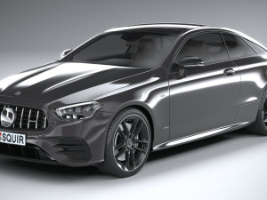 Mercedes-Benz E53 Coupe AMG 2021 Modello 3D