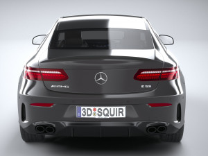 Mercedes-Benz E53 Coupe AMG 2021 Modello 3D