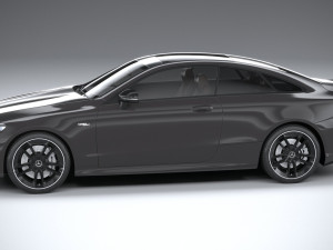 Mercedes-Benz E53 Coupe AMG 2021 Modello 3D