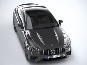 Mercedes-Benz E53 Coupe AMG 2021 Modello 3D