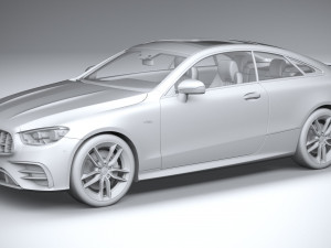 Mercedes-Benz E53 Coupe AMG 2021 Modello 3D