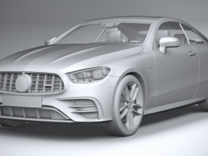 Mercedes-Benz E53 Coupe AMG 2021 Modello 3D