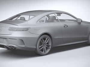 Mercedes-Benz E53 Coupe AMG 2021 Modello 3D