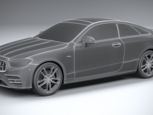 Mercedes-Benz E53 Coupe AMG 2021 Modello 3D