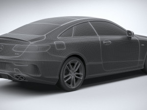 Mercedes-Benz E53 Coupe AMG 2021 Modello 3D