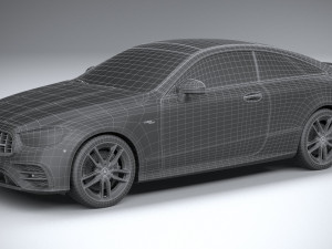 Mercedes-Benz E53 Coupe AMG 2021 Modello 3D