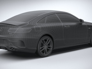 Mercedes-Benz E53 Coupe AMG 2021 Modello 3D