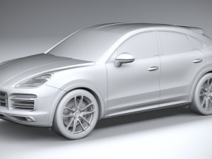 Porsche Cayenne GTS Coupe 2020 3D-Modell