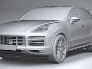 Porsche Cayenne GTS Coupe 2020 3D-Modell