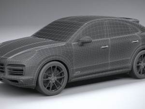 Porsche Cayenne GTS Coupe 2020 3D-Modell