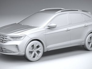 Volkswagen Nivus 2021 3D Model