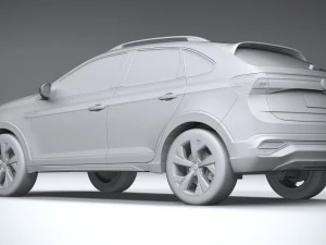 Volkswagen Nivus 2021 3D Model