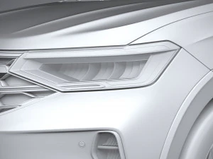 Volkswagen Nivus 2021 3D Model