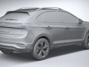 Volkswagen Nivus 2021 3D Model