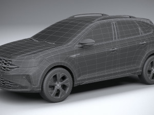 Volkswagen Nivus 2021 3D Model