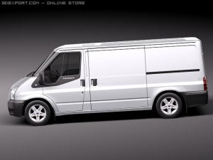 Transit Panel Van Low Roof 2010 3D 모델