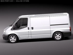 Transit Panel Van Low Roof 2010 3D Model