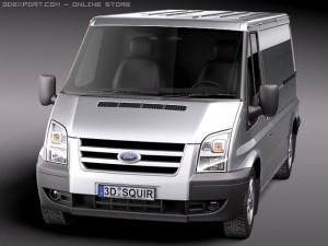 Transit Panel Van Low Roof 2010 3D 모델
