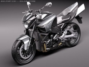 Suzuki B-King 2011 Motorcycle Model 3D