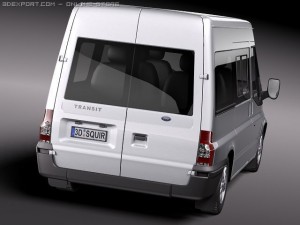 Transit Passenger Van High 2010 Modelo 3D