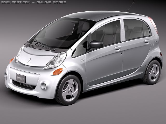 Mitsubishi Imiev USA 2012 Modello 3D .c4d .max .obj .3ds .fbx .stl .blend 