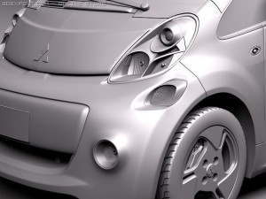 Mitsubishi Imiev USA 2012 Modello 3D