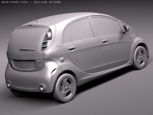 Mitsubishi Imiev USA 2012 Modello 3D