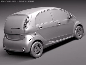 Mitsubishi Imiev USA 2012 3D Model