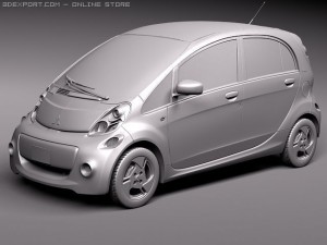 Mitsubishi Imiev USA 2012 Modello 3D