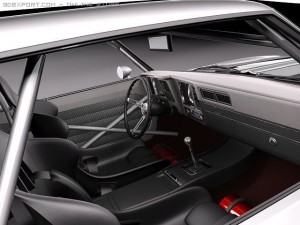 Chevrolet Camaro 1969 Pro Touring Custom 3D Модель